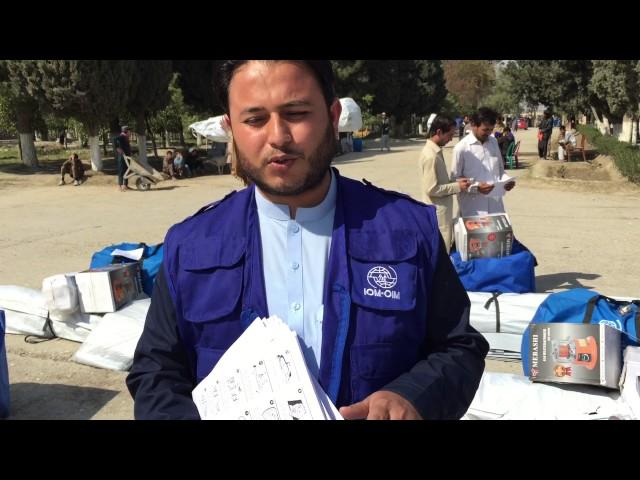 IOM Afghanistan: Distributing Shelter and Winter Supplies