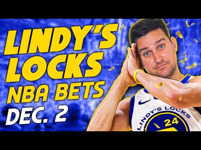 NBA Picks for EVERY Game Monday 12/2 | Best NBA Bets & Predictions | Lindy's Leans Likes & Locks