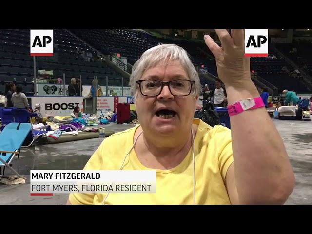 Water Leaks into Shelter As Irma's Eye Closes In