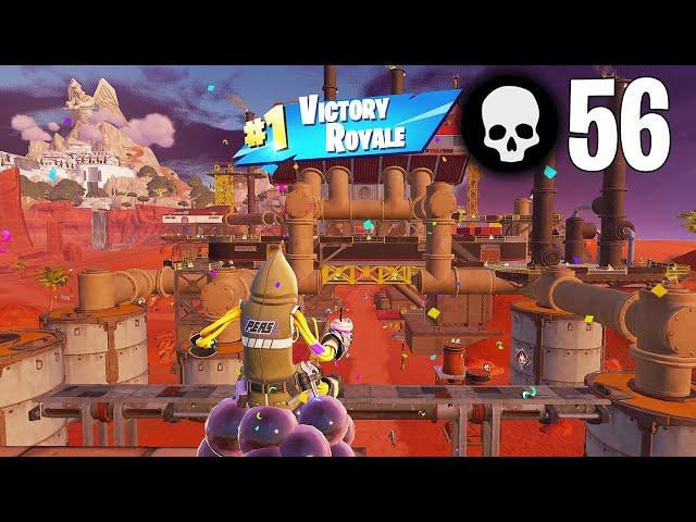56 Elimination Solo vs Squads Wins (Fortnite Chapter 5 Season 3 Ps4 Controller Gameplay)