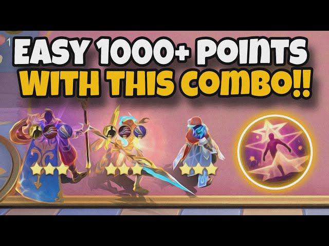 1000+ POINTS SO EASY WITH THIS COMBO !! MAGIC CHESS MLBB