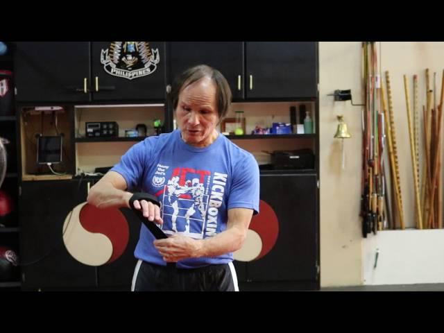 Sensei Benny The Jet Urquidez shows you how to wrap your hands for boxing and kickboxing