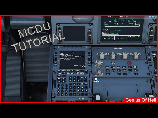 Tutorial für Einsteiger: A320 MCDU (Flugcomputer) MSFS 2020