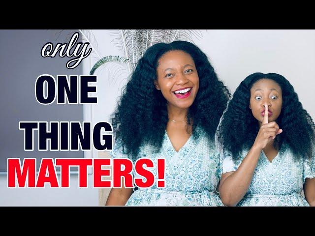 only 1 TOP TIP for long natural hair| The one thing that matters for length retention