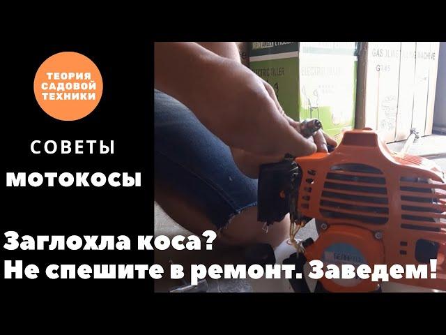 Что делать если не заводится мотокоса