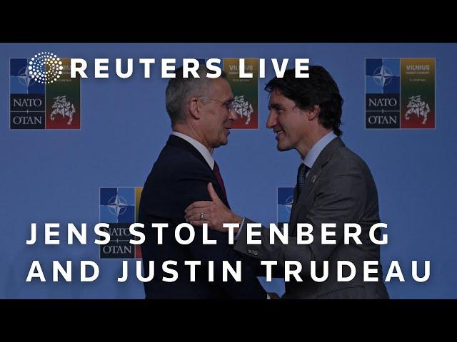 LIVE: Canada's Justin Trudeau meets with NATO chief Jens Stoltenberg