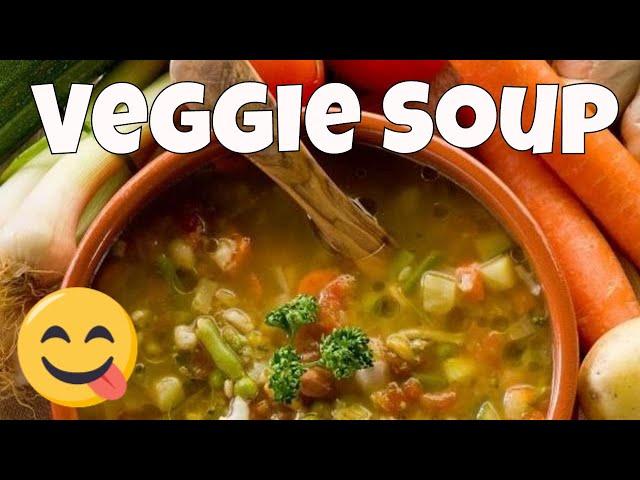 How to Make an Easy Vegetable Soup - The Frugal Chef