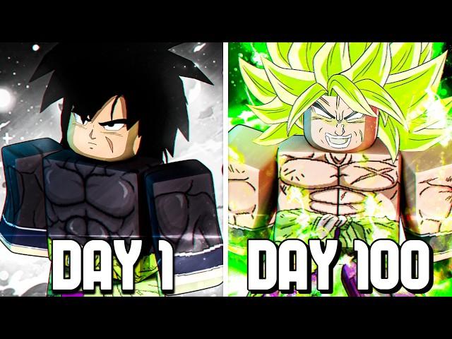 I SURVIVED 100 Days as BERSERK BROLY on Dragon Ball Rage.. - Roblox