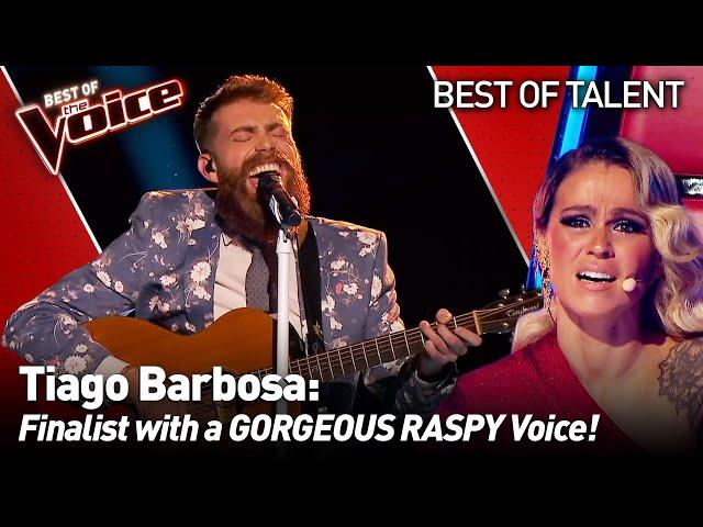 The Coaches fell in love with his RASPY VOICE on The Voice