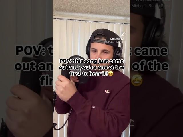 POV: you’re one of the first to hear this song #music #artist #tiktok #love #explore
