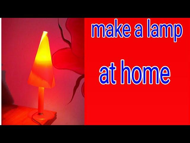 How to make a lamp at home (Real electronics)