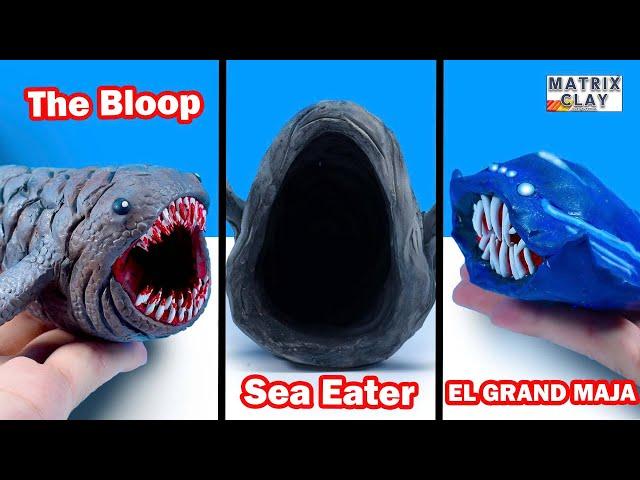 HOW TO MAKE SEA MONSTER: THE BLOOP, EL GRAN MAJÁ, SEA EATER | CLAY TUTORIAL