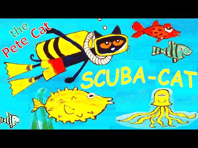 Pete the Cat SCUBA - CAT - Storytime with Frozendoll - Read Aloud - Book Reading