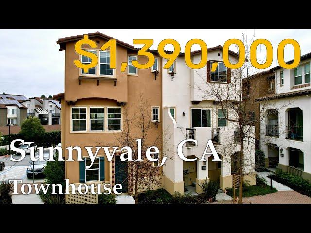 Tour a 4Beds 3.5Bath Townhouse in Sunnyvale | $1,390,000