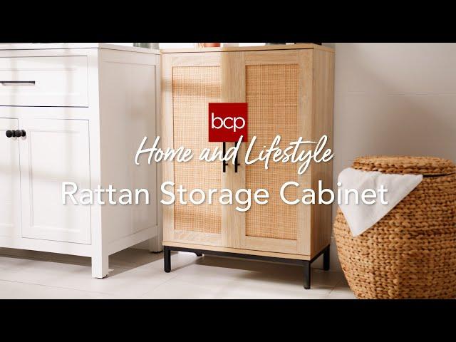 Best Choice 2-Door Rattan Cabinet: A Fresh Home Storage Essential #furniture