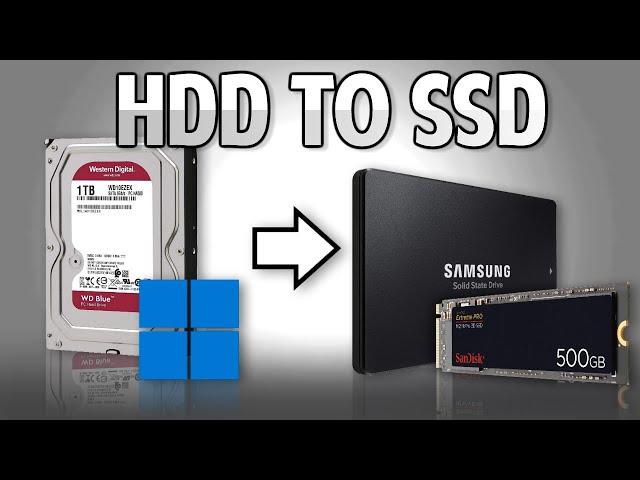 How to Move Windows from a Hard Drive to an SSD | EASIEST METHOD