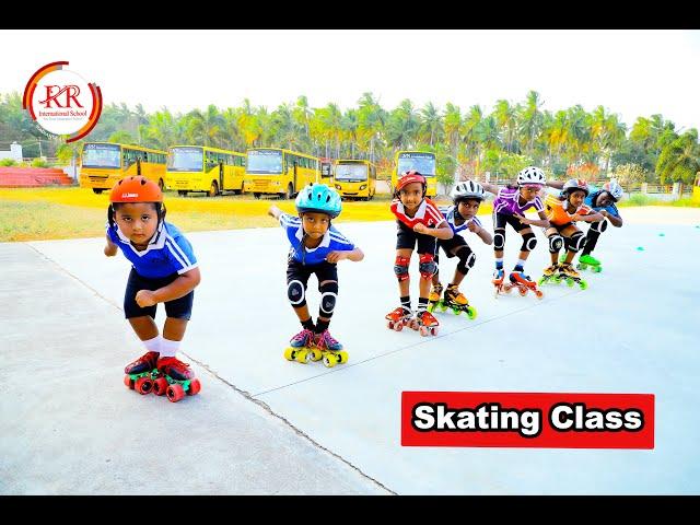 Skating training by RR International School students | Roller Skating 