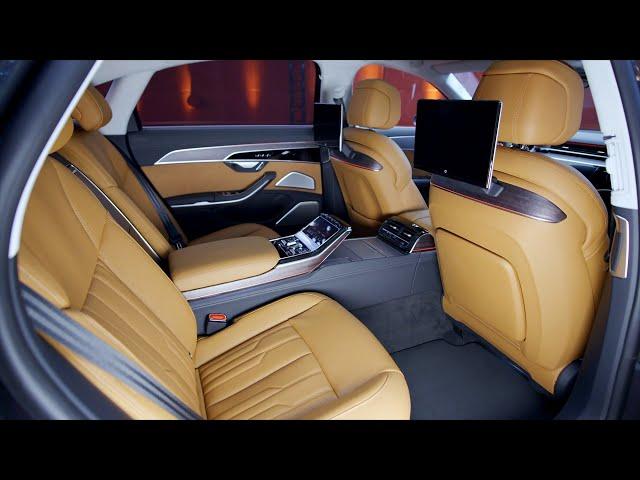 Audi A8L: relaxation rear seat adjustment and functions :: [1001cars]