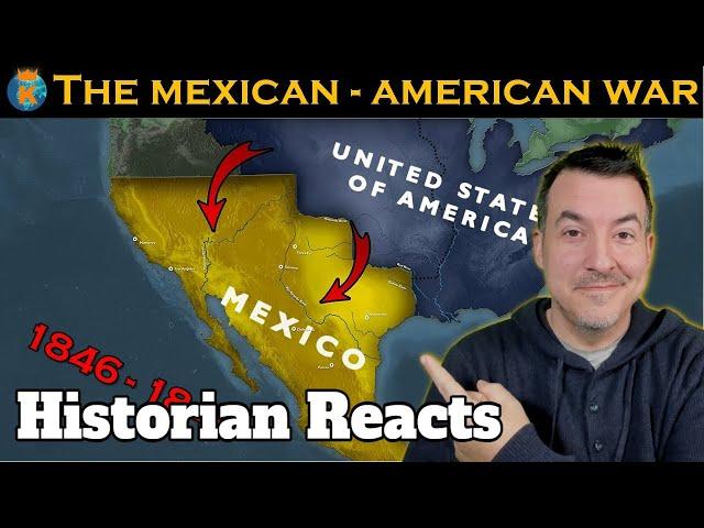 The Mexican-American War - Explained in 16 minutes - Knowledgia Reaction