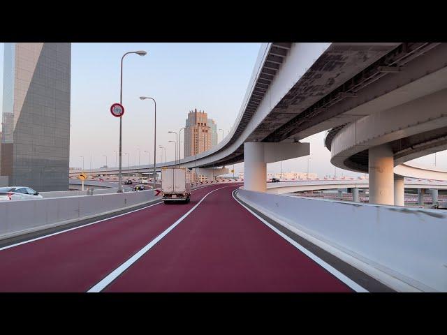 [ Driving Japan ] Tokyo City Highway. Relax and sleep.　首都高速