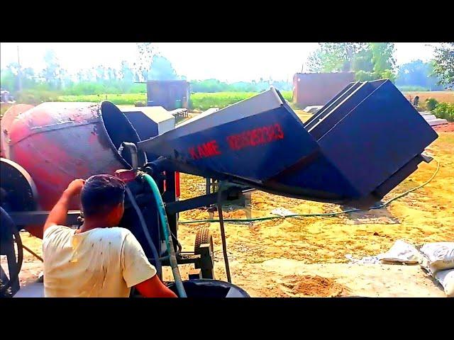 Digital concrete mixer machine । automatic waight loaded mixer machine