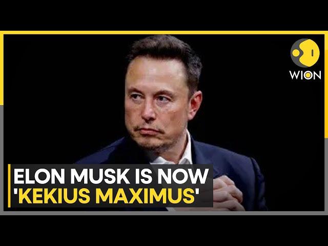 Elon Musk Changes His Name To 'Kekius Maximus' On X | World News | WION