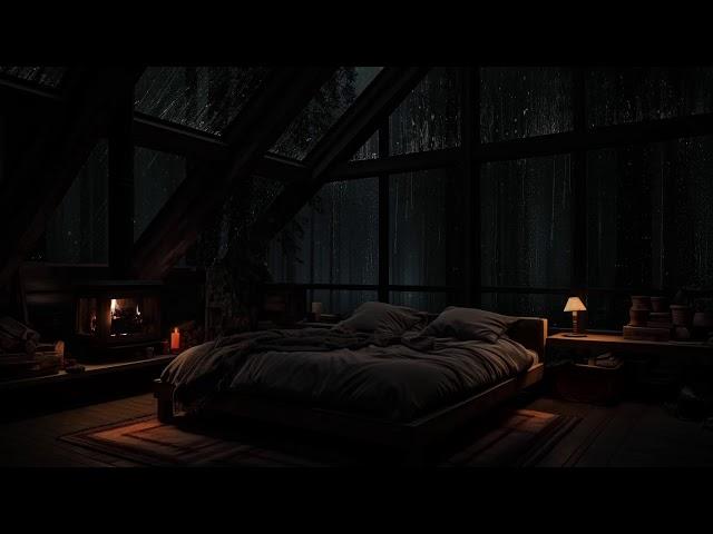 ️ The Ultimate Rainy Day Experience | Embrace Warmth and Calm Inside a Relaxing Rain Cabin