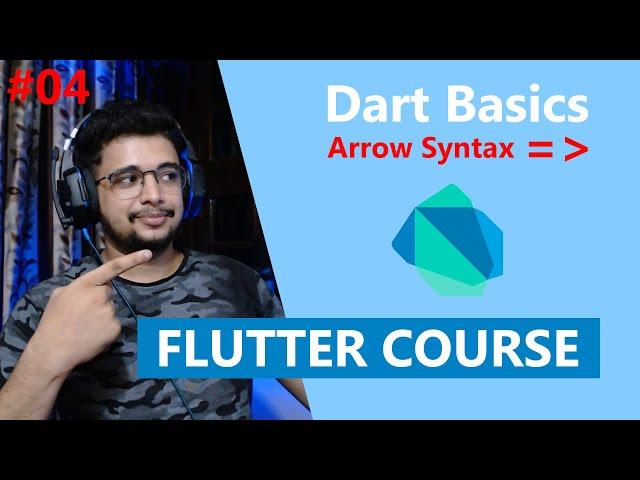 FAT ARROW - Dart programming language tutorial in Hindi - Flutter in Hindi (Free Course) Part 4