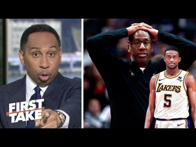 FIRST TAKE | "De’Aaron Fox should leave Kings" - Stephen A. SHOCKED by Kings fire Mike Brown