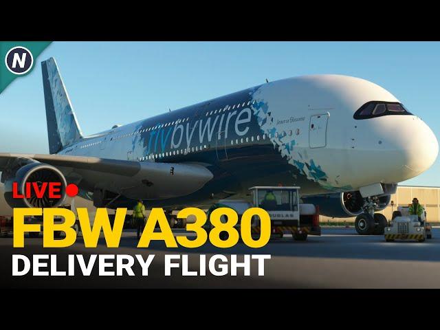 It's HERE!!! FBW A380X Delivery Flight - Toulouse to Gatwick Ft. BeyondATC