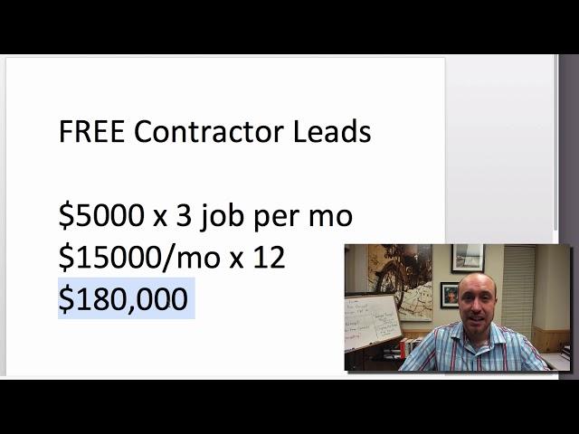 Get Free Contractor Leads - "HOW TO ATTRACT NEW BUSINESS"