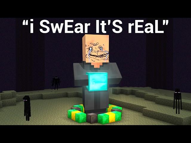 The Most Hilarious FAKE Minecraft Speedruns Ever...