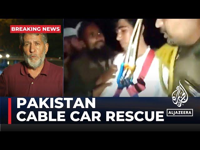 Pakistan cable car rescue: All 8 people, including children, rescued