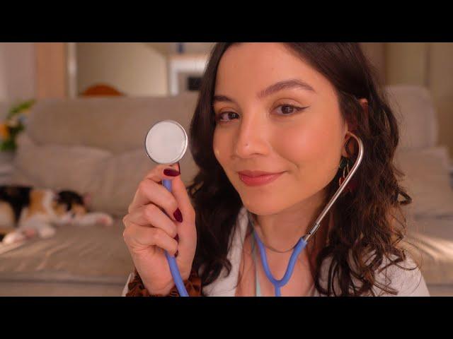 asmr roleplay 🩺 exame médico (check-up e sussurros)