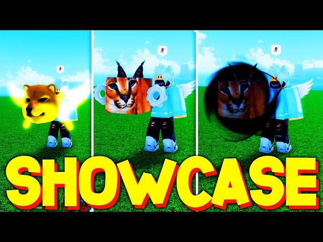 ALL POWERS/FRUITS SHOWCASE in MEME SEA! ROBLOX