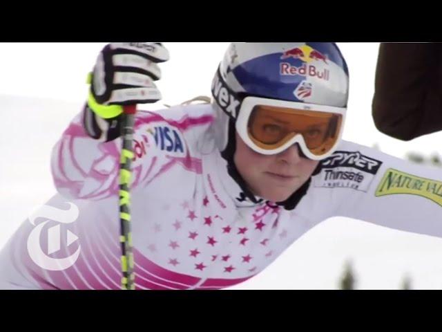 Skiing Downhill With Lindsey Vonn | The New York Times