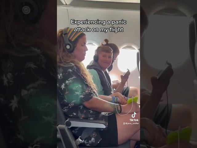 The trip home panic attack free meant everything. #panicattack #anxiety #fearofflying