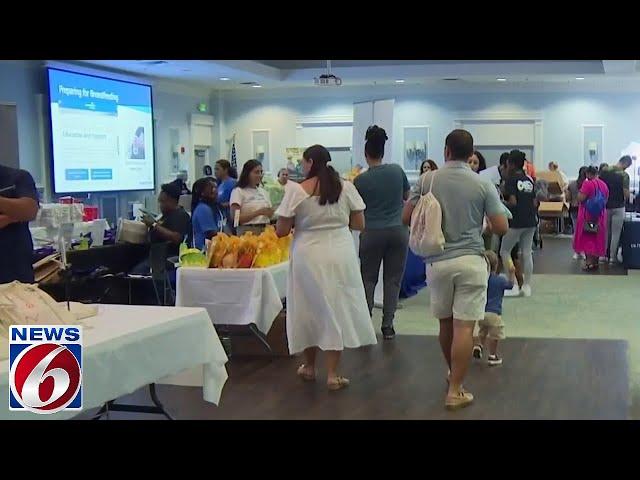 Community baby shower for expecting parents held in Kissimmee