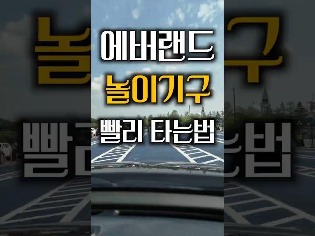 1%만 몰래쓰는 에버랜드 치트키 ㄷㄷ