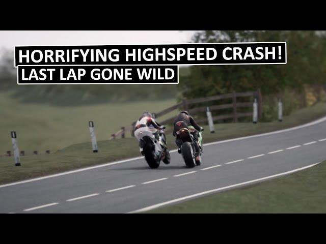 HORRIFYING HIGHSPEED CRASH! Honda CBR 1000RR Worst Last Lap Crash