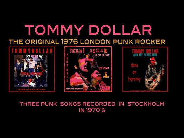 PUNK LIVE 1977. with Tommy Dollar and  his photos of the SEX PISTOLS