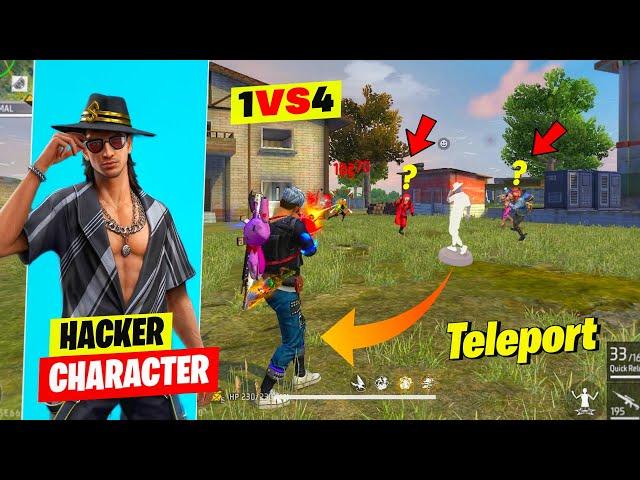 Santino Teleport Makes You Hacker  20 Kills Solo vs Squad Op Gameplay Free Fire Malayalam️