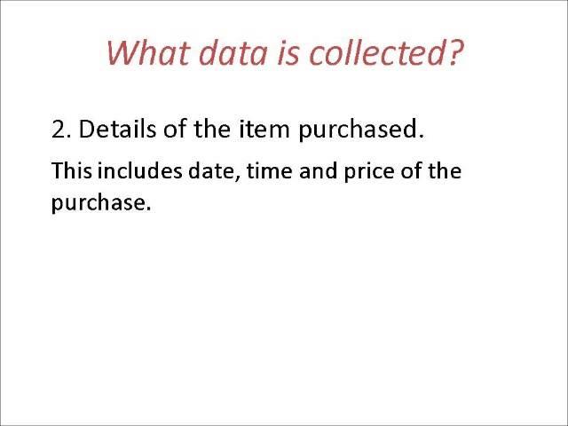 Transactional Data (Edexcel GCSE ICT Revision)