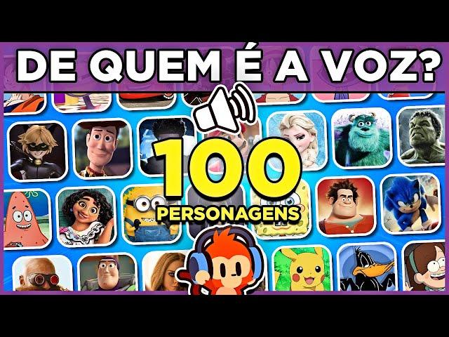 ADIVINHE  PERSONAGEM PELA VOZ  | Maratona especial de férias #quiz #macaquiz