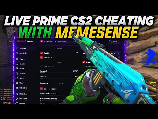 LIVE CS2 Legit Cheating with MEMESENSE! | 16/20 Members