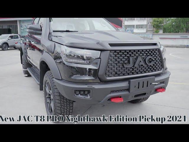 Specially Designed for Off-Road Enthusiasts | New JAC T8 PRO Nighthawk Edition Pickup 2024