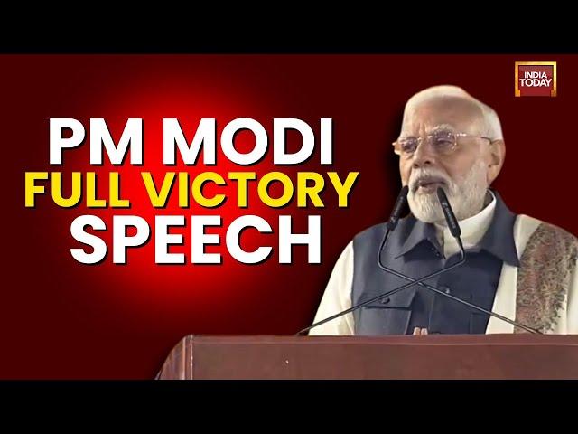 PM Narendra Modi's Full Victory Speech After Mahayuti's Landslide Win In Maharashtra From Delhi HQ