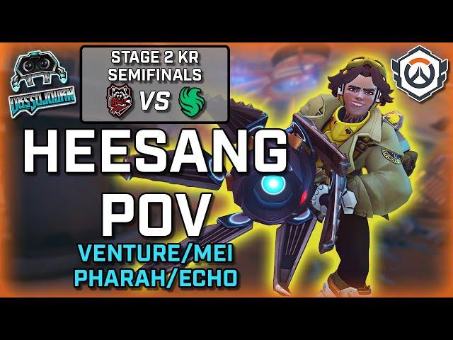 [HeeSang POV] Crazy Raccoon vs Team Falcons | Stage 2 KR Semifinals | OWCS