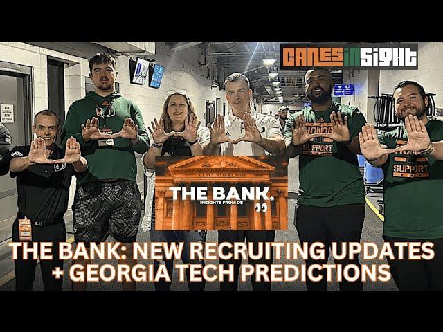 THE BANK: Recruiting updates coming in HOT | Georgia Tech Game Predictions