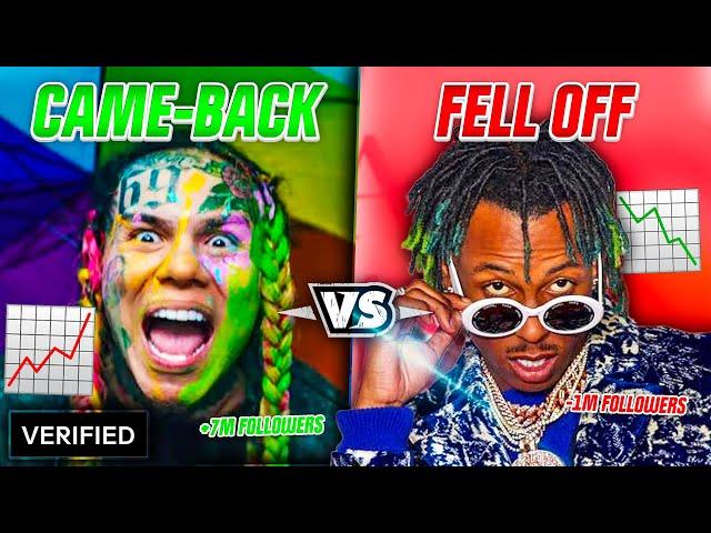 RAPPERS WITH THE BIGGEST COMEBACKS vs. RAPPERS WHO FELL OFF